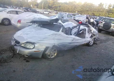 2002 Mercury Sable Gs/Gs Plus from USA, damaged, VIN 1MEFM50UX2A627332